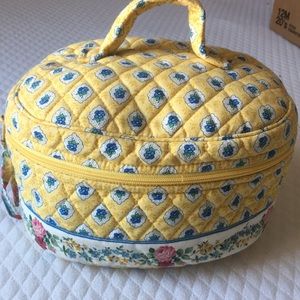 Vera Bradley Round Zip Travel Cosmetic Case
